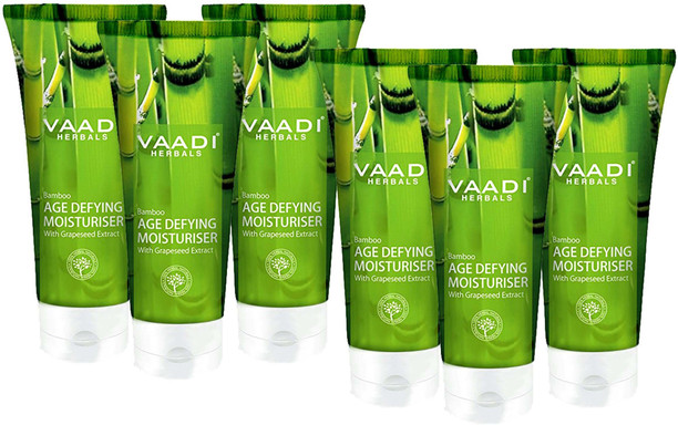 Vaadi Herbals Bamboo Age Defying Moisturizer, 60g Robert Research Labs, Collagen Care, For the Skin, 7.5 fl oz (pack of 12)